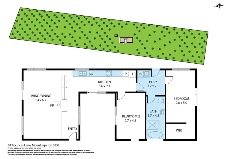 Floorplan of Homely house listing, 38 Trounces Lane, Mount Egerton VIC 3352