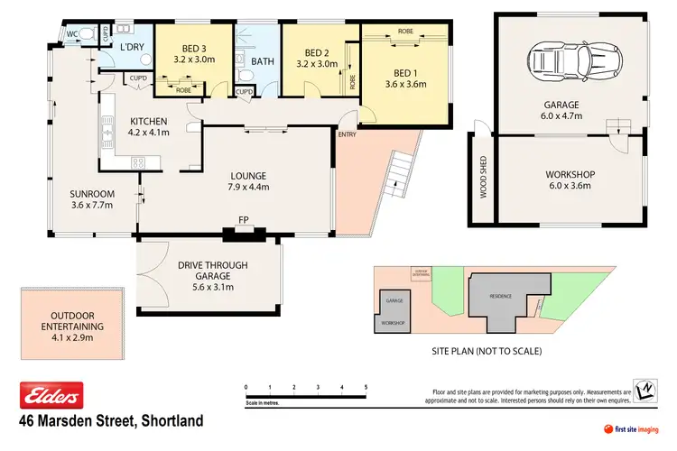 Floorplan of Homely house listing, 46 MARSDEN STREET, Shortland NSW 2307