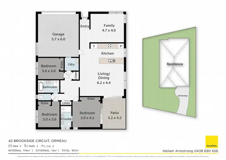 Floorplan of Homely house listing, 42 Brookside Circuit, Ormeau QLD 4208