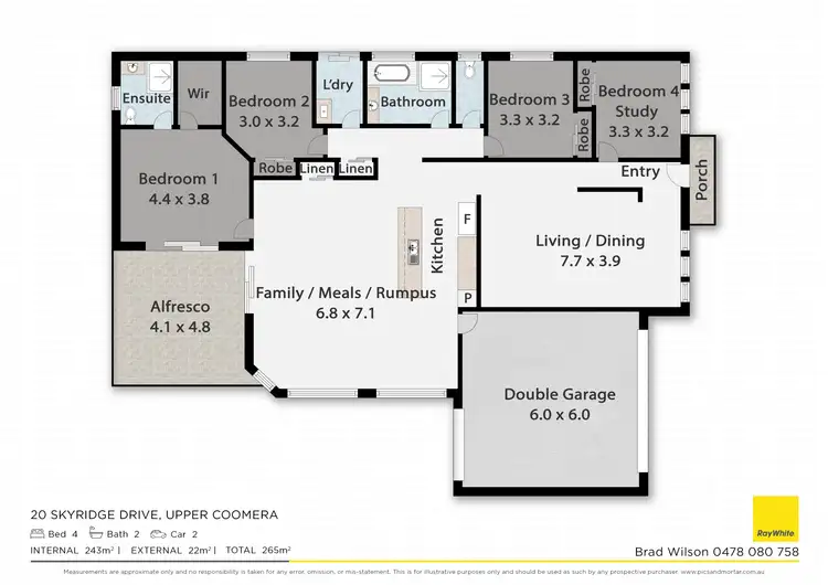 Floorplan of Homely house listing, 20 Skyridge Drive, Upper Coomera QLD 4209