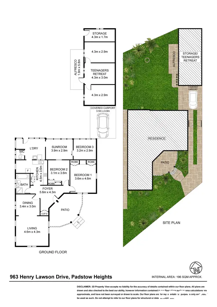 Floorplan of Homely house listing, 963 Henry Lawson Drive, Padstow Heights NSW 2211