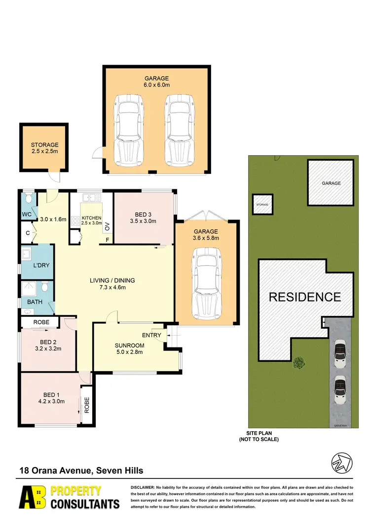 Floorplan of Homely house listing, 18 Orana Avenue, Seven Hills NSW 2147