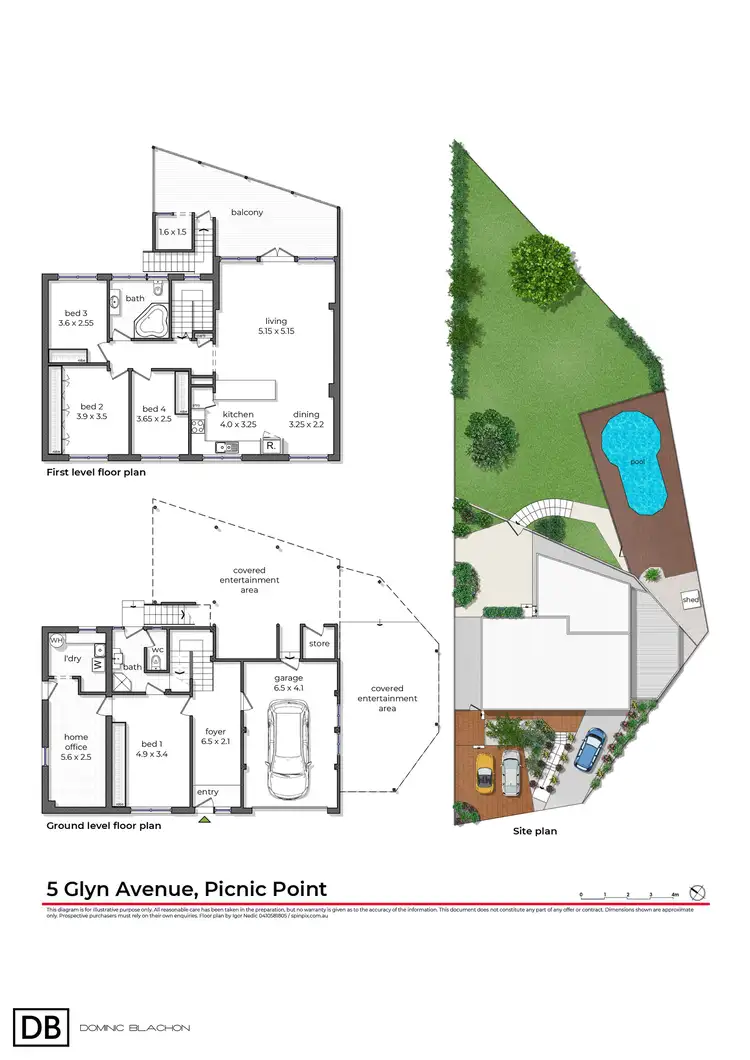 Floorplan of Homely house listing, 5 Glyn Avenue, Picnic Point NSW 2213
