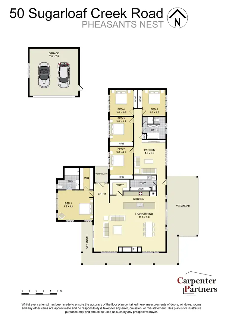 Floorplan of Homely house listing, 50 Sugarloaf Creek Road, Pheasants Nest NSW 2574
