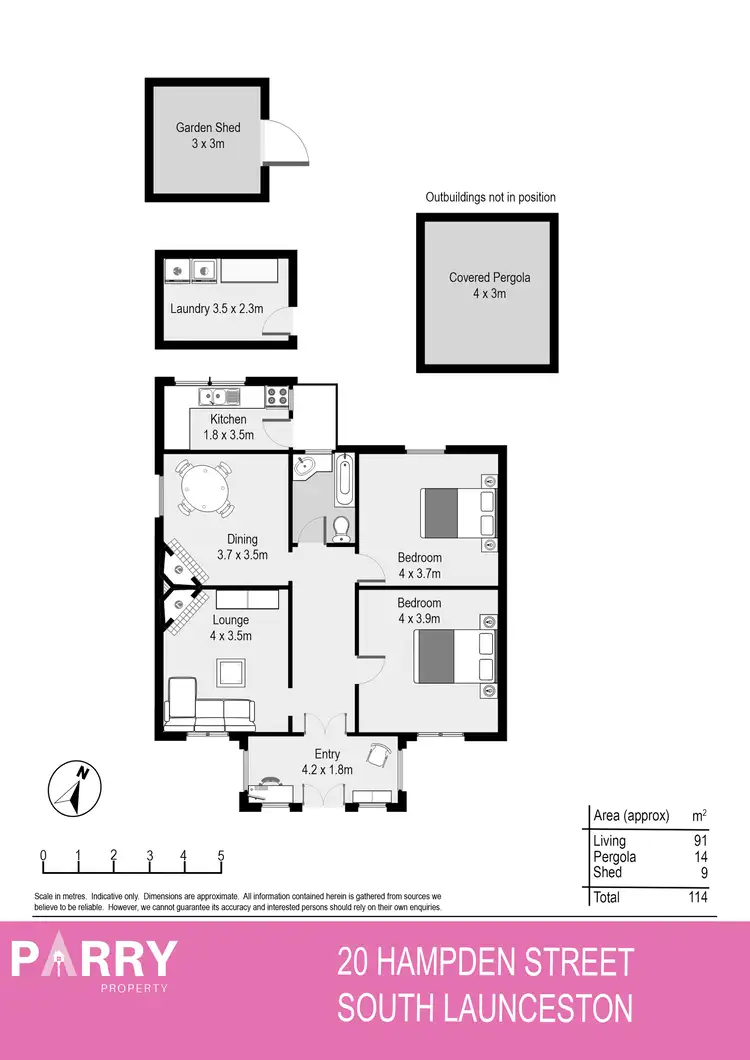 Floorplan of Homely house listing, 20 Hampden Street, South Launceston TAS 7249