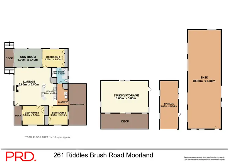 Floorplan of Homely rural property listing, 261 Riddles Brush Road, Johns River NSW 2443