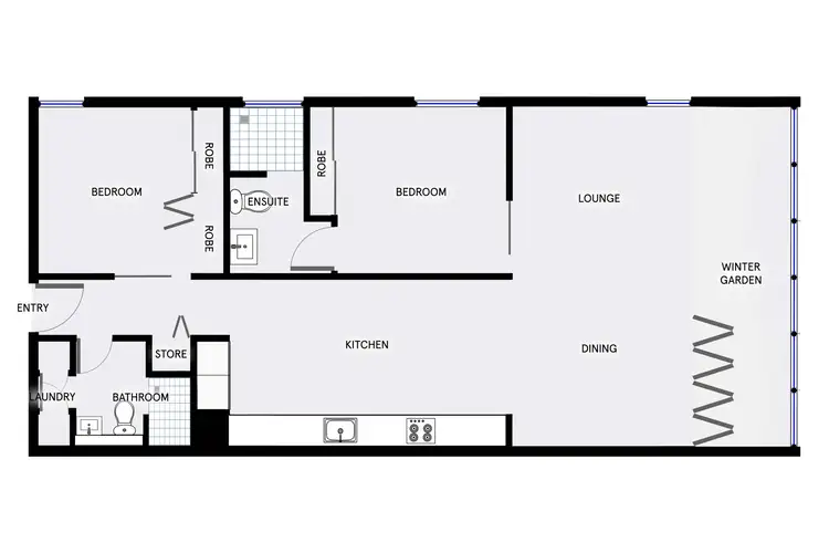 Floorplan of Homely apartment listing, 89/43 Eastlake Parade, Kingston ACT 2604
