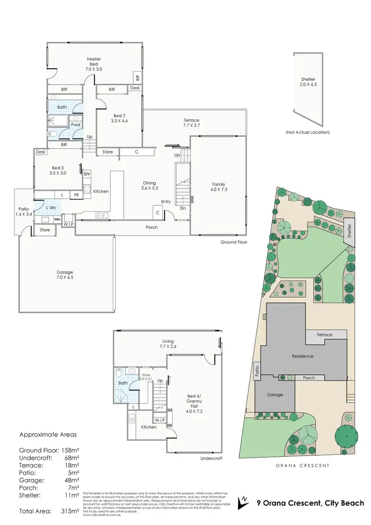 Floorplan of Homely house listing, 9 Orana Crescent, City Beach WA 6015