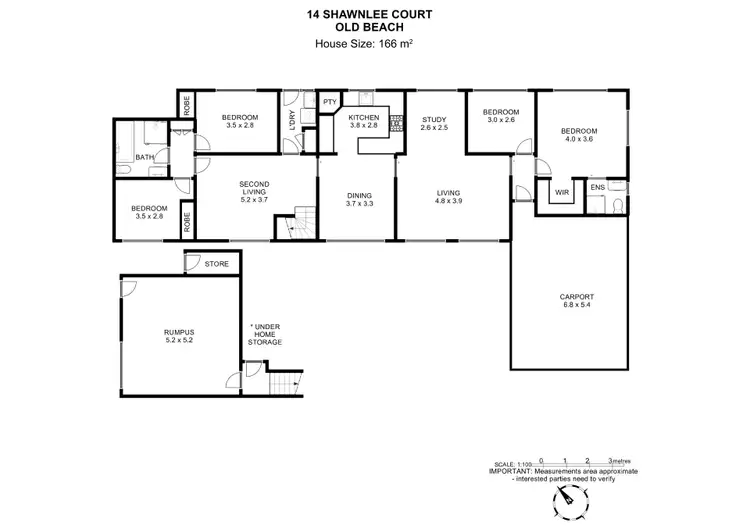 Floorplan of Homely house listing, 14 Shawnlee Court, Old Beach TAS 7017