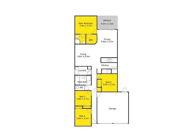 Floorplan of Homely townhouse listing, 25/3-7 Ming Street, Marsden QLD 4132