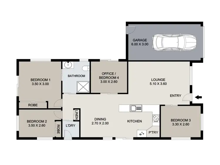Floorplan of Homely house listing, 7 Turquoise Place, Wavell Heights QLD 4012