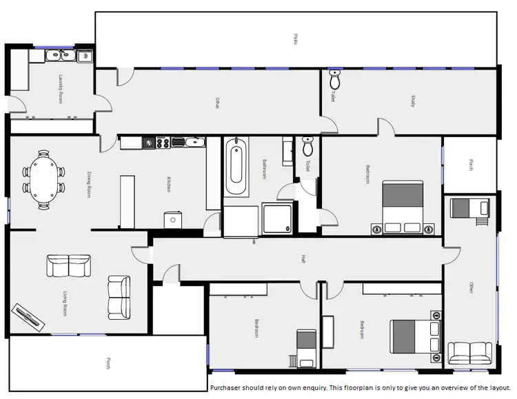 Floorplan of Homely house listing, 96 Gilbert Street, Wyalong NSW 2671