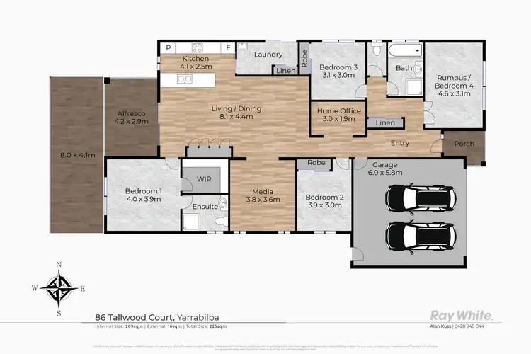 Floorplan of Homely house listing, 86 Tallwoods Circuit, Yarrabilba QLD 4207