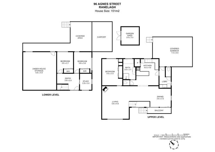 Floorplan of Homely house listing, 96 Agnes Street, Ranelagh TAS 7109
