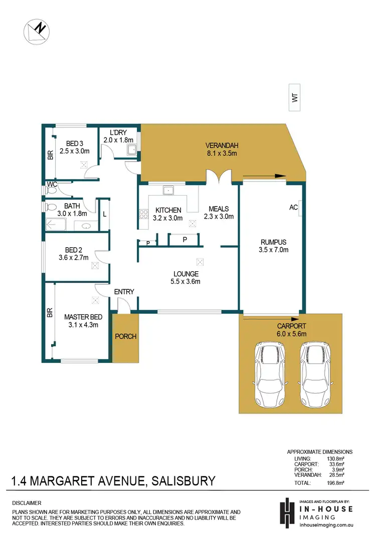 Floorplan of Homely house listing, 1/4 Margaret Avenue, Salisbury SA 5108