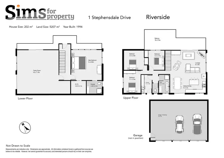Floorplan of Homely house listing, 1 Stephensdale Drive, Riverside TAS 7250