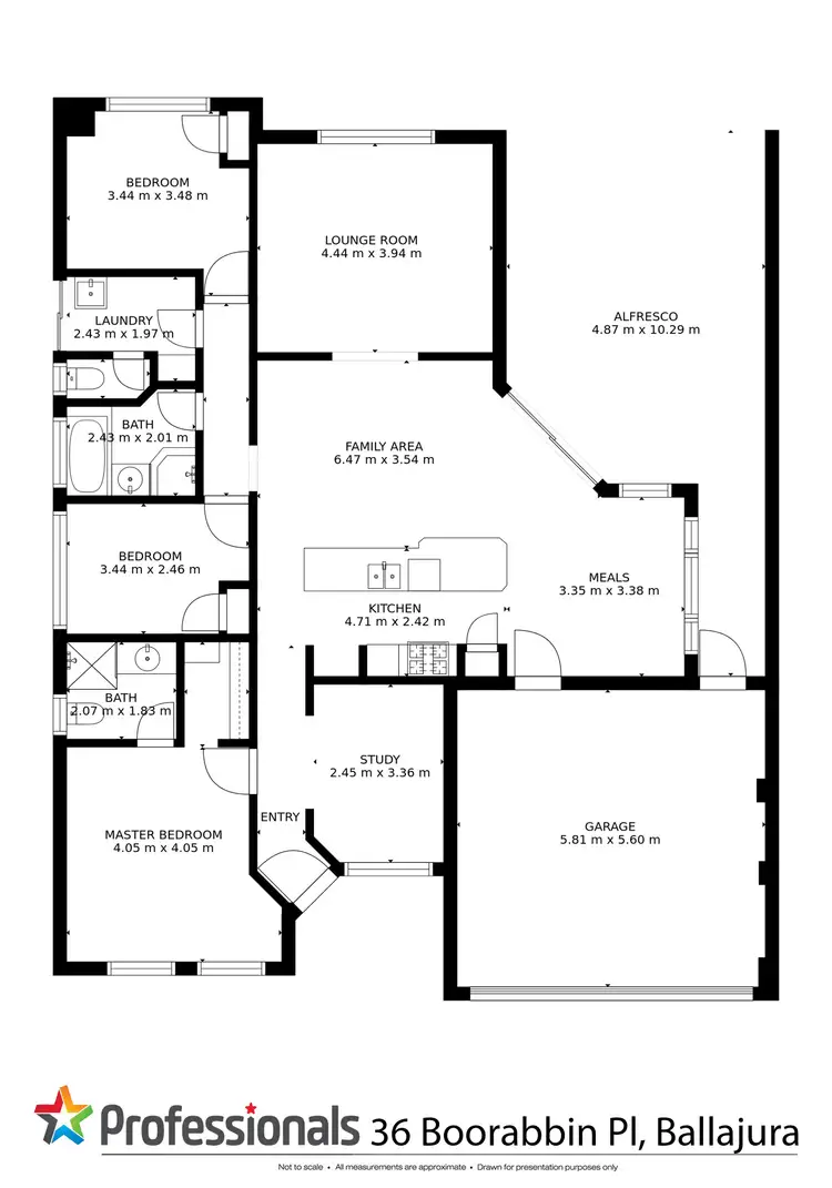 Floorplan of Homely house listing, 36 Boorabbin Place, Ballajura WA 6066