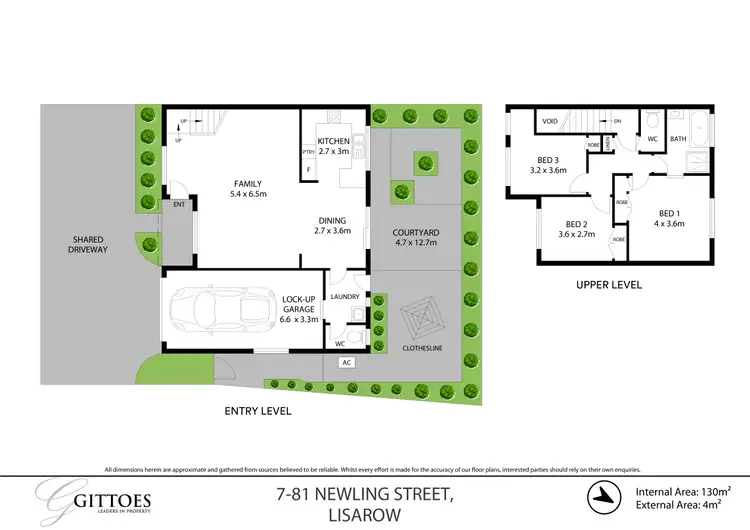 Floorplan of Homely townhouse listing, 7/81 Newling Street, Lisarow NSW 2250