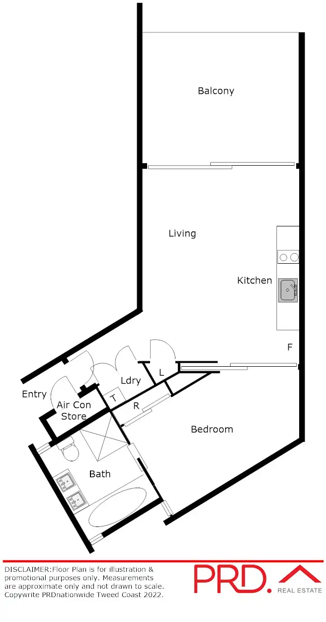 Floorplan of Homely apartment listing, 82/685-707 Casuarina Way, Casuarina NSW 2487