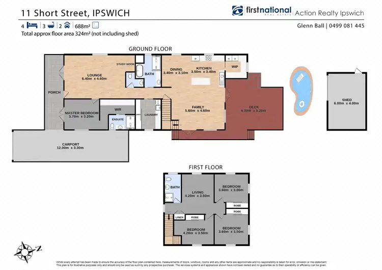 Floorplan of Homely house listing, 11 Short Street, Ipswich QLD 4305