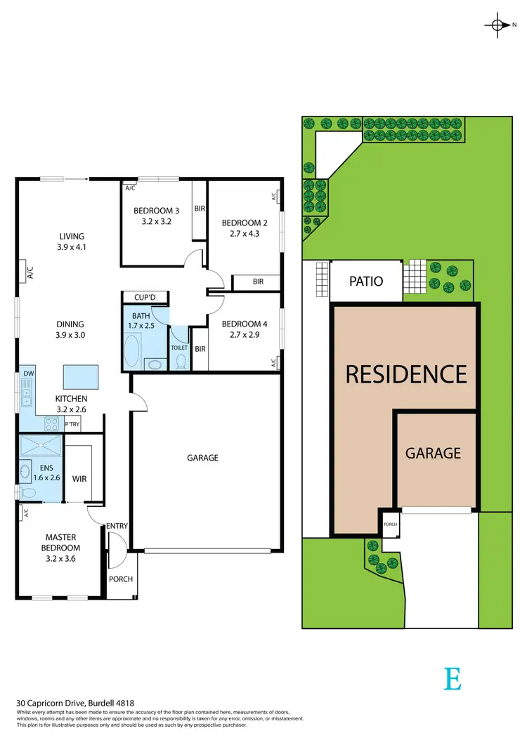 Floorplan of Homely house listing, 30 Capricorn Drive, Burdell QLD 4818