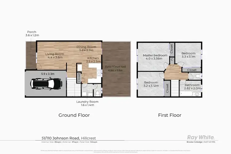 Floorplan of Homely house listing, 51/110 Johnson Road, Hillcrest QLD 4118