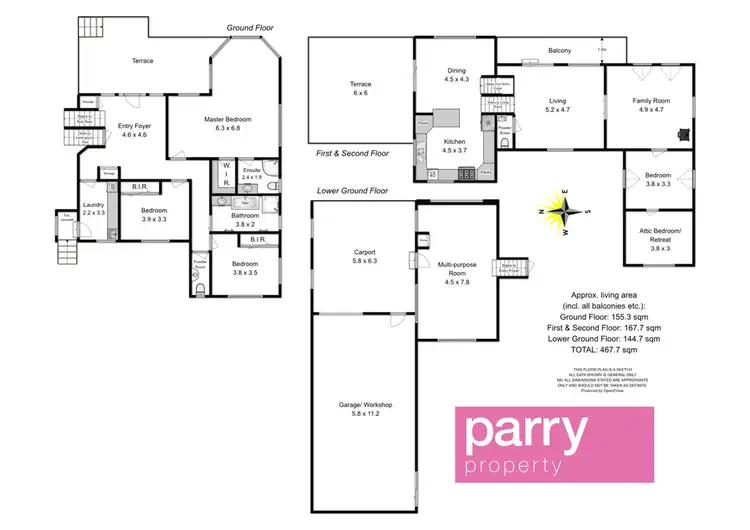 Floorplan of Homely house listing, 17 Skyline Avenue, Grindelwald TAS 7277
