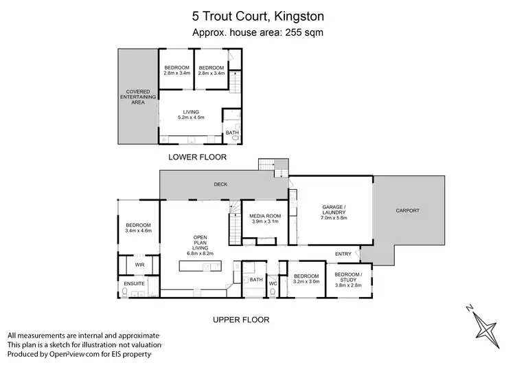 Floorplan of Homely house listing, 5 Trout Court, Kingston TAS 7050