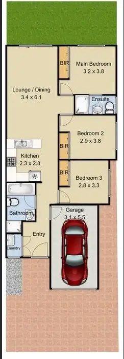 Floorplan of Homely villa listing, 13/28 Charlotte Road, Rooty Hill NSW 2766