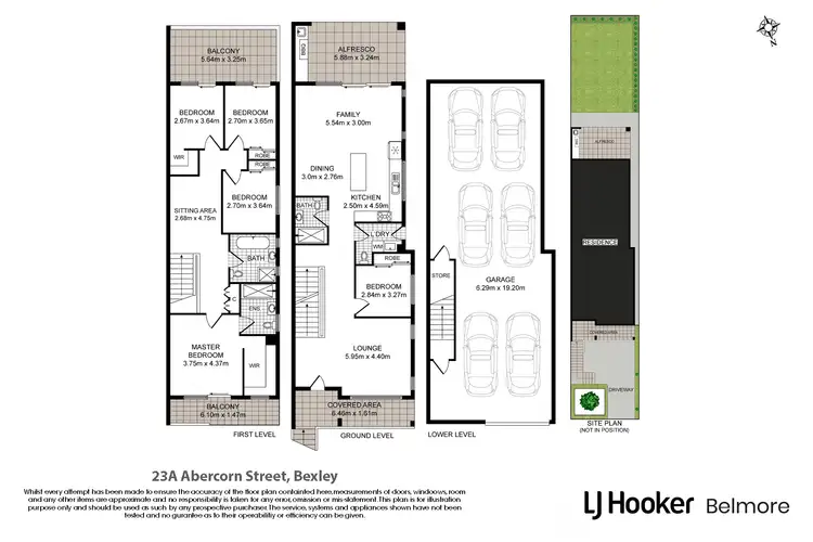 Floorplan of Homely semi-detached listing, 23A Abercorn Street, Bexley NSW 2207