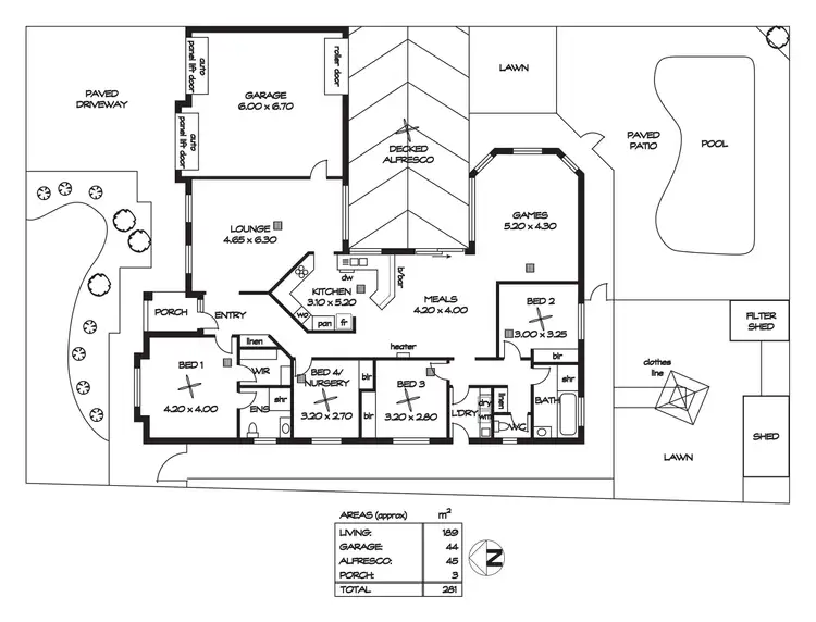 Floorplan of Homely house listing, 2 Waterhouse Circuit, Willaston SA 5118