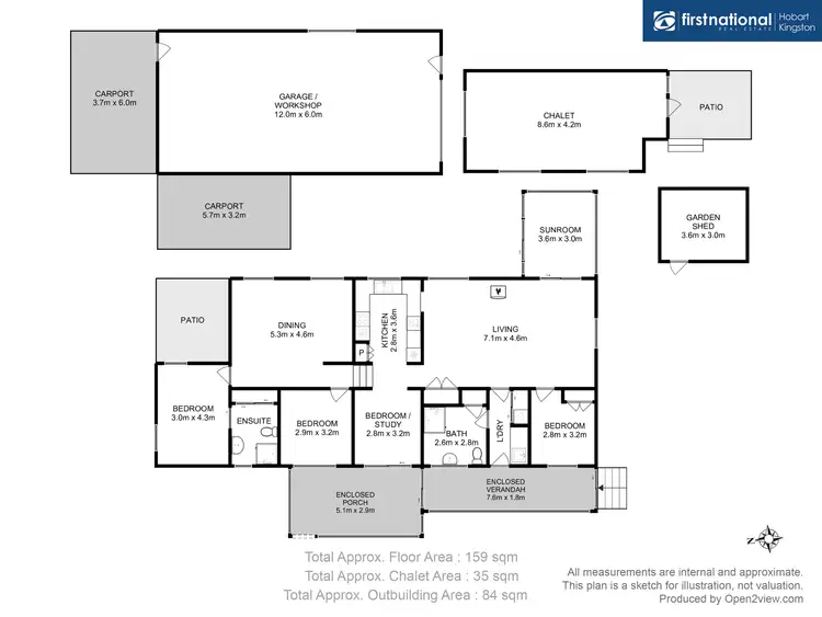 Floorplan of Homely house listing, 302 Leslie Road, Kingston TAS 7050
