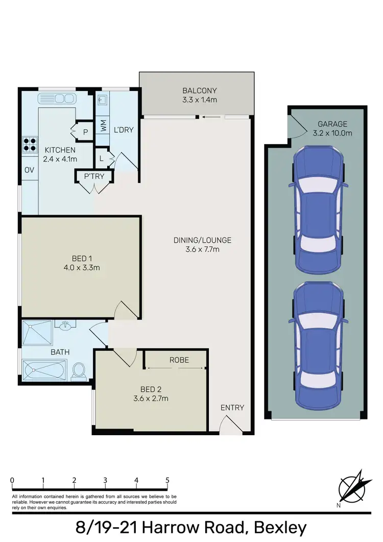 Floorplan of Homely apartment listing, 8/19-21 Harrow Road, Bexley NSW 2207