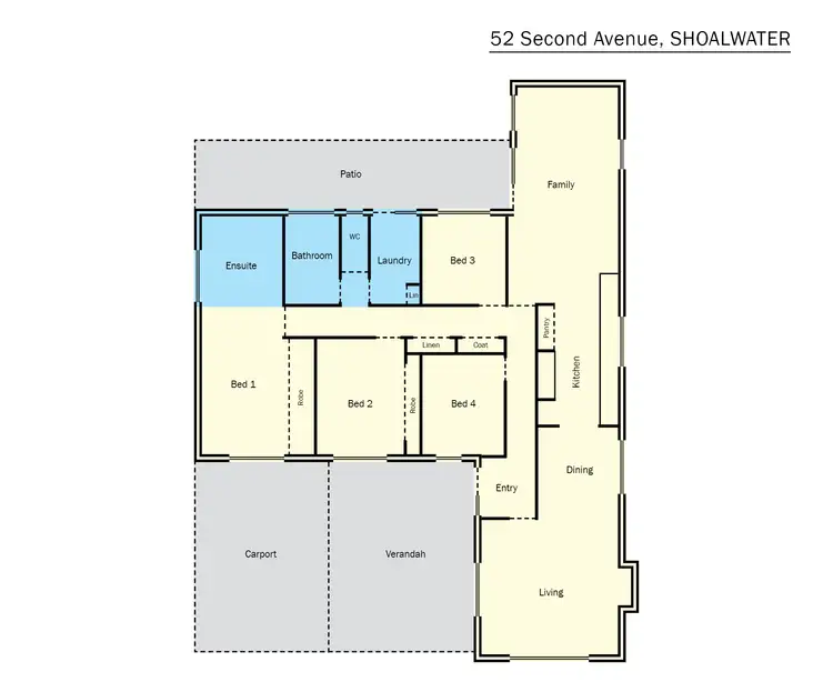 Floorplan of Homely house listing, 52 Second Avenue, Shoalwater WA 6169