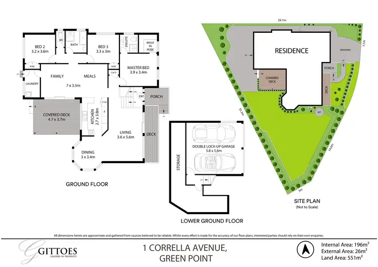 Floorplan of Homely house listing, 1 Corrella Avenue, Green Point NSW 2251