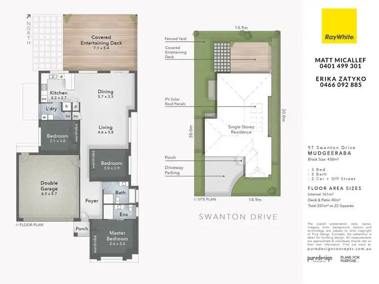Floorplan of Homely house listing, 97 Swanton Drive, Mudgeeraba QLD 4213