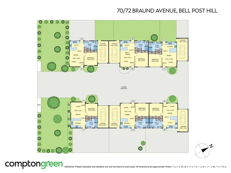 Floorplan of Homely block of units listing, 70-72 Braund Avenue, Bell Post Hill VIC 3215