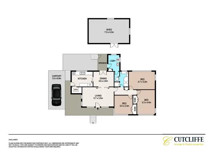 Floorplan of Homely rural property listing, 271 Eighth Avenue, Llandilo NSW 2747