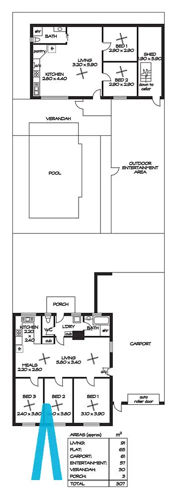 Floorplan of Homely house listing, 5 Cromwell Road, Kilburn SA 5084