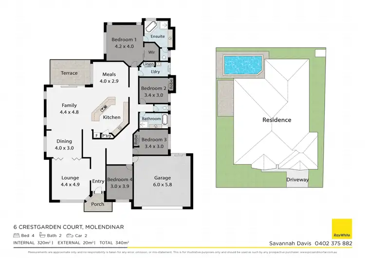 Floorplan of Homely house listing, 6 Crestgarden Court, Molendinar QLD 4214