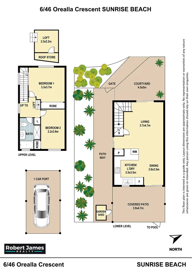 Floorplan of Homely house listing, 6/46 Orealla Crescent, Sunrise Beach QLD 4567