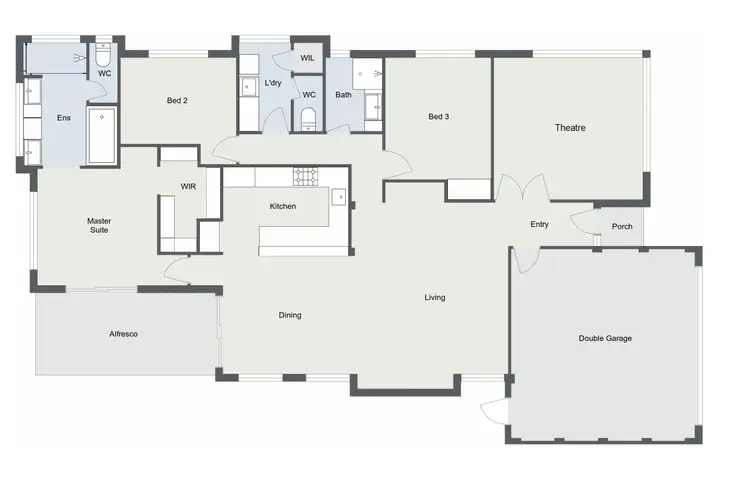 Floorplan of Homely house listing, 3/17 Charolais Mews, Eaton WA 6232