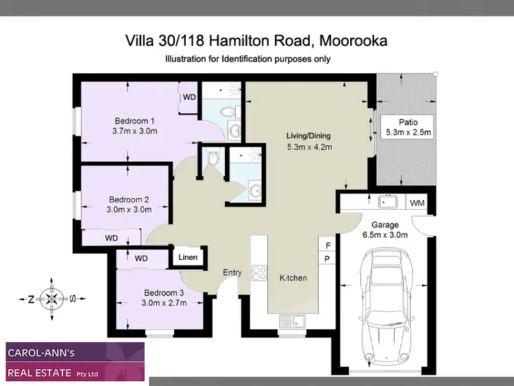 Floorplan of Homely villa listing, 30/118 Hamilton Road, Moorooka QLD 4105