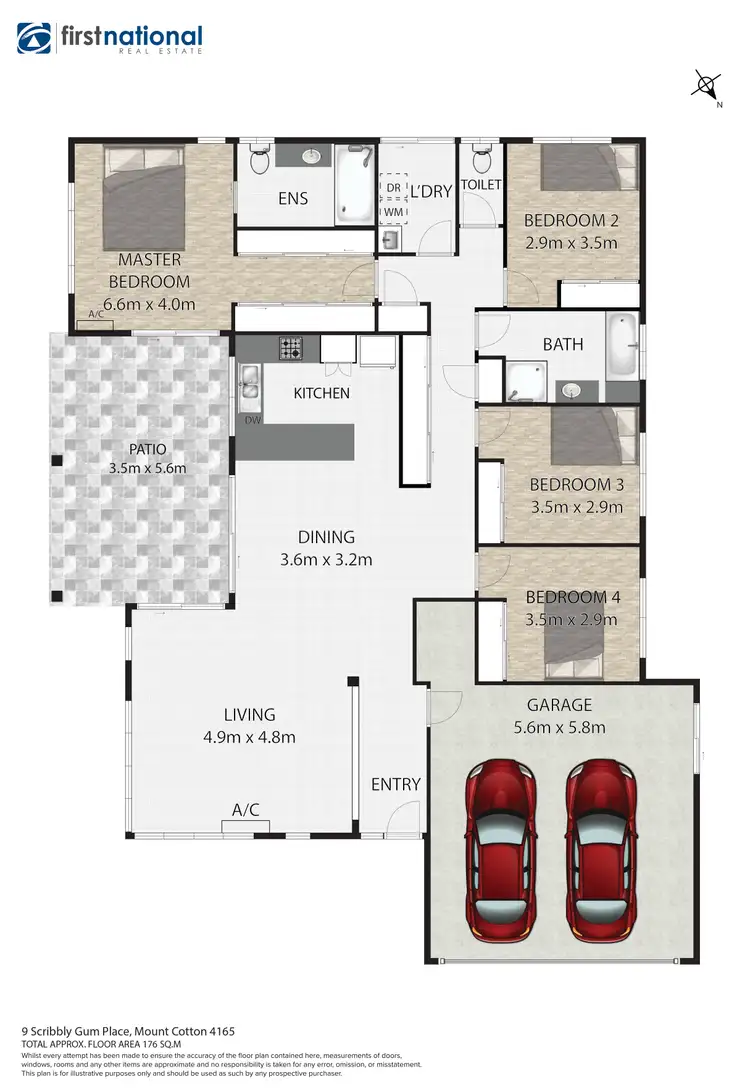 Floorplan of Homely house listing, 9 Scribbly Gum Place, Mount Cotton QLD 4165