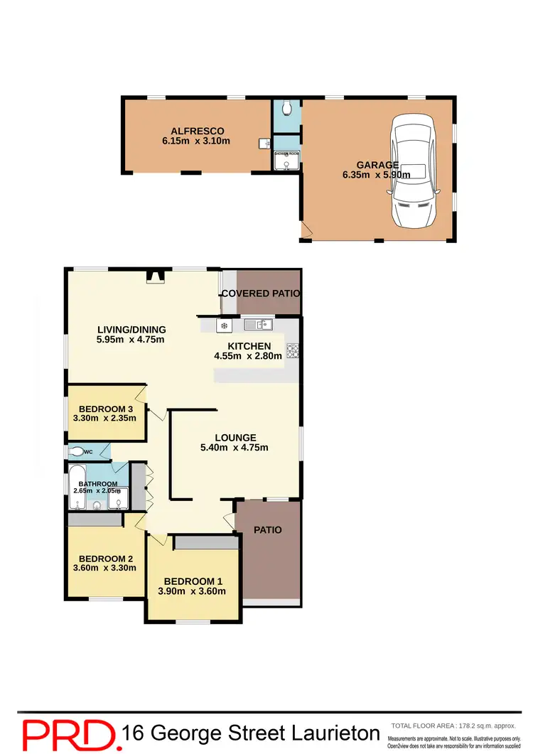 Floorplan of Homely house listing, 16 George Street, Laurieton NSW 2443