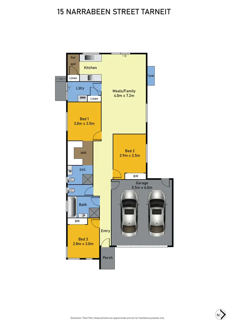 Floorplan of Homely house listing, 15 Narrabeen Street, Tarneit VIC 3029