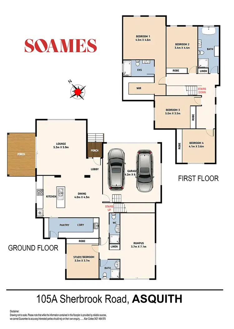 Floorplan of Homely house listing, 105A Sherbrook Road, Asquith NSW 2077