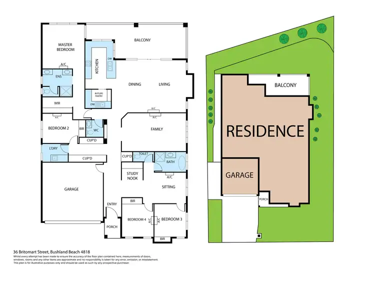 Floorplan of Homely house listing, 36 Britomart Street, Bushland Beach QLD 4818
