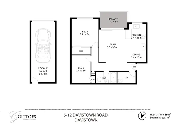 Floorplan of Homely unit listing, 5/12-14 Davistown Road, Davistown NSW 2251