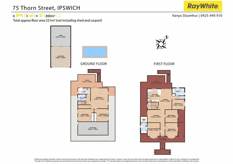 Floorplan of Homely house listing, 75 Thorn Street, Ipswich QLD 4305